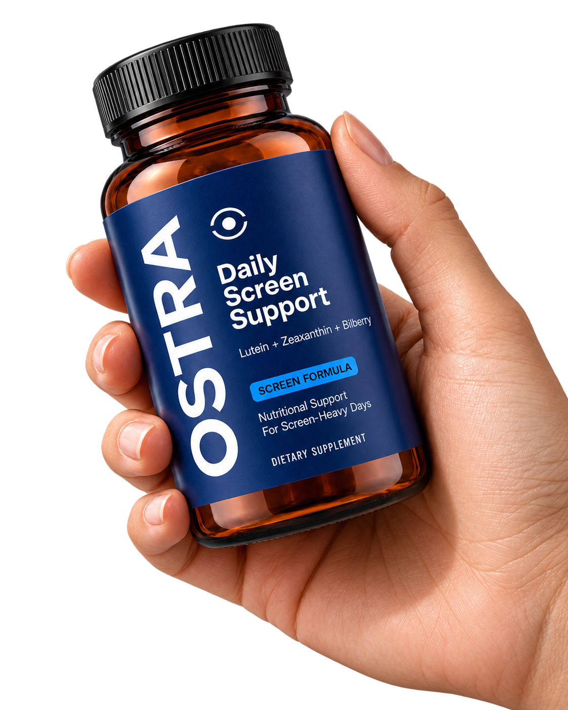 OSTRA Daily Screen Support held in hand